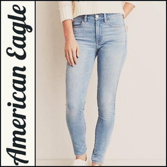 AMERICAN EAGLE Denim Jegging Jeans 2! - Picture 1 of 6